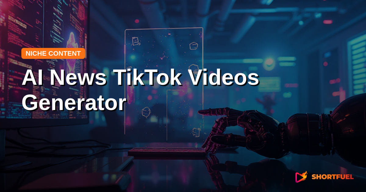AI News TikTok Videos Generator